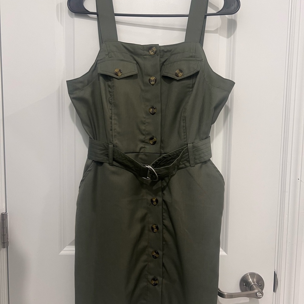 Dark green women’s dress